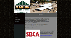 Desktop Screenshot of manionlumberandtruss.com